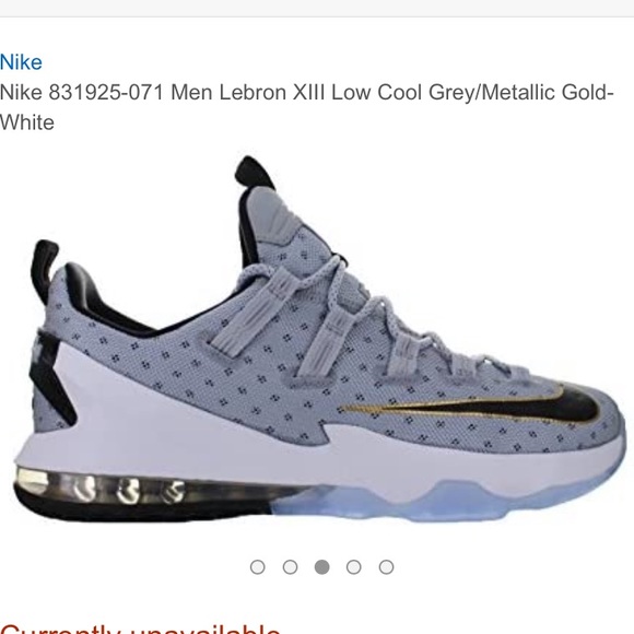 Nike Other - Lebron 13 Low Cool Grey Shoes
